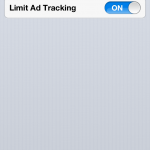 IOS Limit Ad Tracking